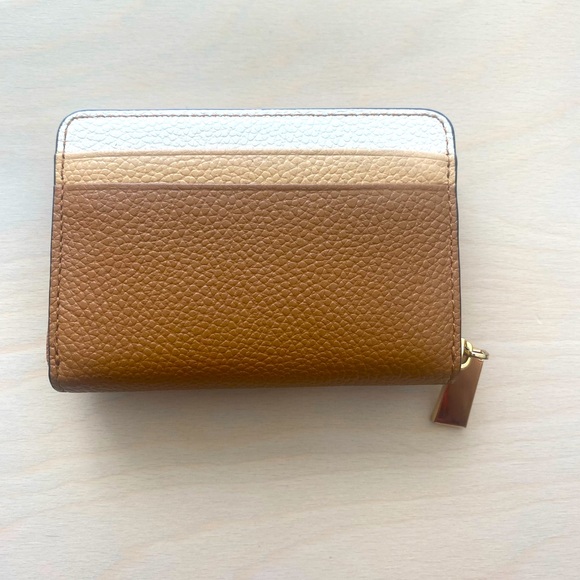 Michael Kors | Butternut Tricolor Leather Zip-Around Wallet - Picture 2 of 5